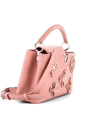 Louis Vuitton Pre-Owned Capucines Bag Leather with Embellished Detail BB shoulder bag - Pink
