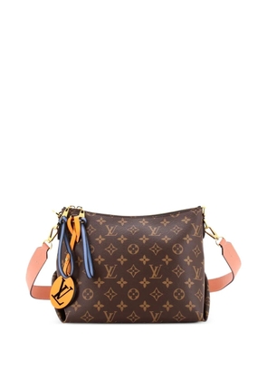 Louis Vuitton Pre-Owned Braided Handle Beaubourg Monogram Canvas Mini hobo bag - Brown