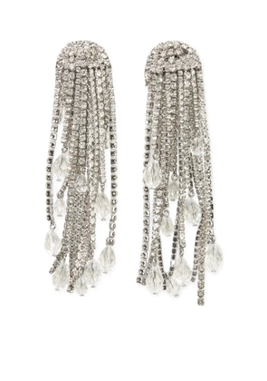 Carolina Herrera Teardrop Tassel earrings - Silver