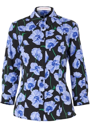 Carolina Herrera floral-print shirt - Black