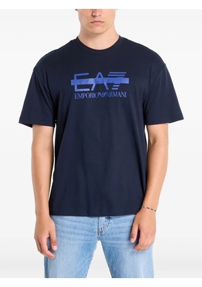 Ea7 Emporio Armani logo-print T-shirt - Blue