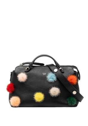 Fendi Pre-Owned 2010-2026 Medium Leather Pompom By The Way satchel - Black