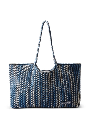 Claudie Pierlot woven handle bag - Blue
