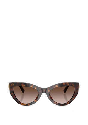 Dolce & Gabbana Eyewear tortoiseshell-effect cat-eye sunglasses - Brown