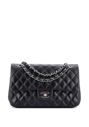 CHANEL Pre-Owned Classic Double Flap Bag Quilted Lambskin Medium shoulder bag - Black