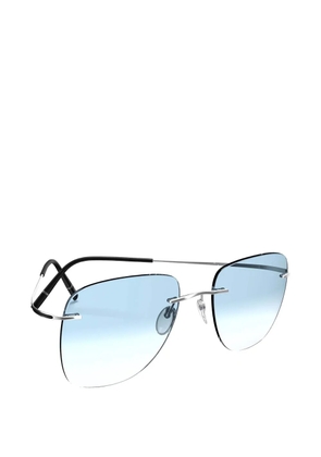 Silhouette Titan Minimal Art square-frame glasses - Silver