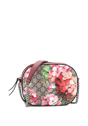 Gucci Pre-Owned Chain Blooms Print GG Coated Canvas Mini crossbody bag - Brown