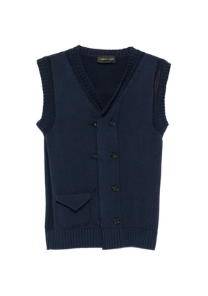 Gabriele Pasini double-breasted vest - Blue