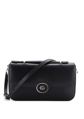 Gucci Pre-Owned Petite GG Flap Shoulder Bag Leather Small crossbody bag - Black