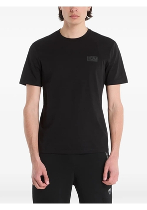 Ea7 Emporio Armani logo-patch T-shirt - Black
