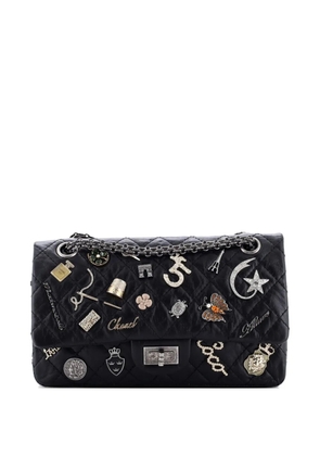 CHANEL Pre-Owned Lucky Charms Reissue 2.55 Flap Bag Quilted Aged Calfskin 225 shoulder bag - Black