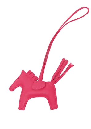 Hermès Pre-Owned 2000-2026 Milo Lambskin GriGri Rodeo Bag Charm PM key chain - Pink
