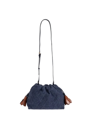 ZIMMERMANN medium Cloud 91 quilted-denim clutch bag - Blue