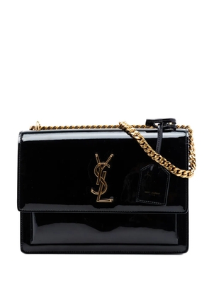 Saint Laurent Pre-Owned 2020 Medium Patent Monogram Sunset crossbody bag - Black