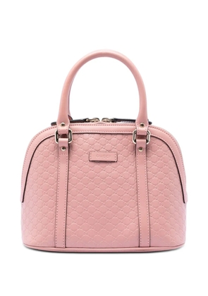 Gucci Pre-Owned 2016-2026 Mini Microguccissima Dome satchel - Pink