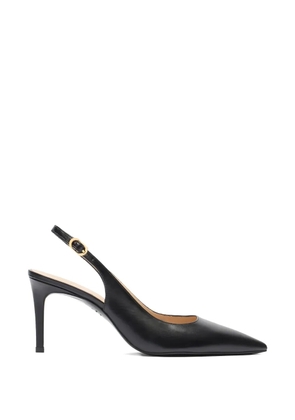 Stuart Weitzman Stuart Power pointed-toe slingback pumps - Black
