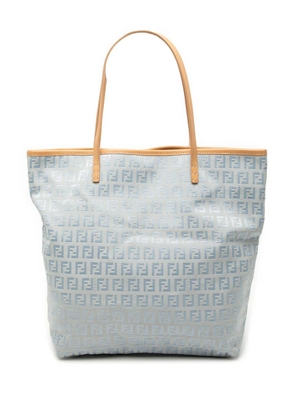 Fendi Pre-Owned 2000-2010 Small Zucchino Canvas Roll tote bag - Blue