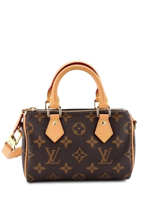 Louis Vuitton Pre-Owned Speedy Bandouliere NM Bag Monogram Canvas Nano crossbody bag - Brown