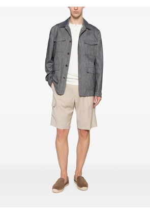 Manuel Ritz twill chore jacket - Brown