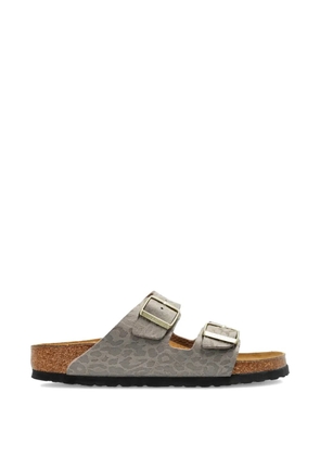 Birkenstock Arizona leopard-print sandals - Grey