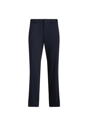 Emporio Armani belt-loop tailored trousers - Blue