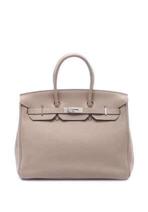 Hermès Pre-Owned 2010 Clemence Birkin Retourne 35 handbag - Brown