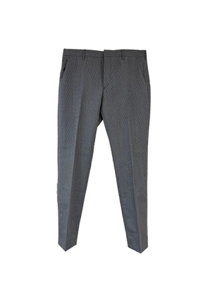 Prada Pre-Owned Straight-leg wool trousers - Grey