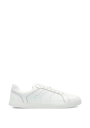 GROUNDIES perforated lace-up sneakers - White
