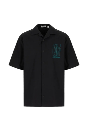 Off-White arrows-print poplin shirt - Black