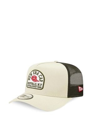 NEW ERA CAP logo-patch mesh-panel cap - Neutrals