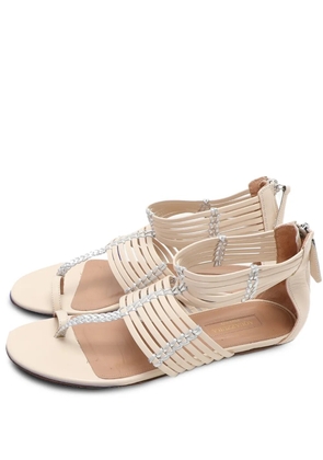 Aquazzura strappy leather sandals - Neutrals