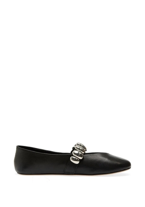 Aldo FIGGIS bead-embellished ballet flats - Black
