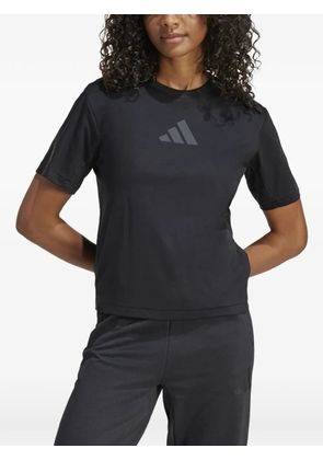 adidas logo-print T-shirt - Black