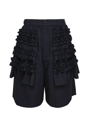Comme Des Garçons Girl ruffled tiered shorts - Blue