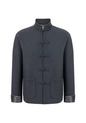 Shanghai Tang Tang frog-fastening jacket - Grey