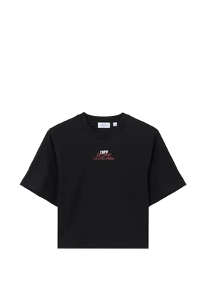 Off-White x AC Milan logo-print T-shirt - Black