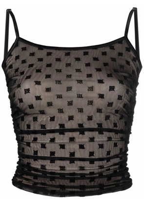 MISBHV logo-print vest top - Black