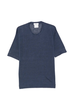 Kangra short-sleeve linen T-shirt - Blue