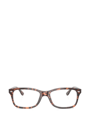 Ray-Ban tortoiseshell rectangle-frame glasses - Brown