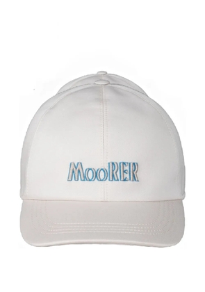 Moorer Robinson-Si logo-embroidered baseball cap - Neutrals