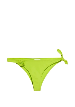 Coperni floral-appliqué bikini bottom - Green