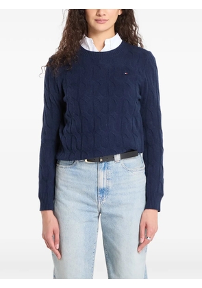 Tommy Hilfiger cable-knit sweater - Blue