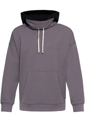 Ea7 Emporio Armani graphic-print hoodie - Grey