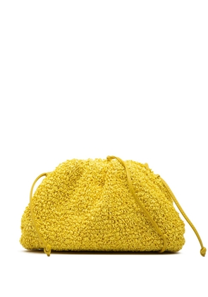 Bottega Veneta Pre-Owned 2012-2026 Boucle Raffia The Mini Pouch crossbody bag - Yellow