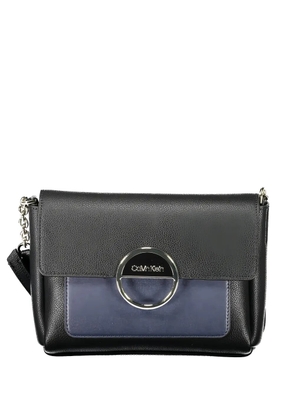 Calvin Klein logo-plaque shoulder bag - Black
