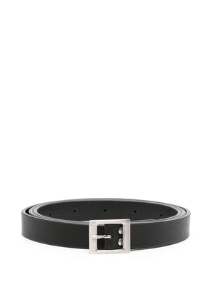 Rick Owens logo-buckle belt - Black