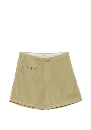 C.P. Company logo-embroidered swim shorts - Green