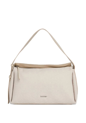 Calvin Klein logo-plaque tote bag - Neutrals