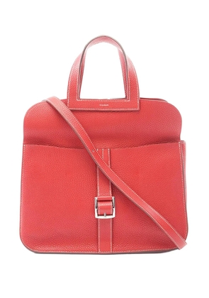 Hermès Pre-Owned 2016 Clemence Verso Halzan 31 satchel - Red