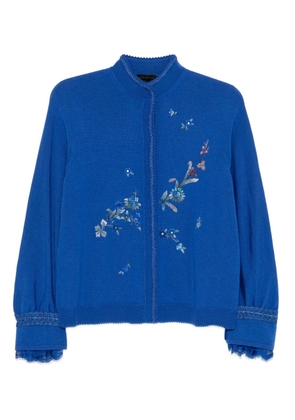 SHIATZY CHEN Scape-of-Curve cardigan - Blue